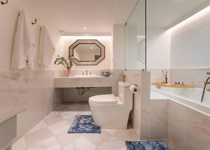Chic 1br |5 Min Bts, 2 Min To Spa|500mbps&bath-tub *